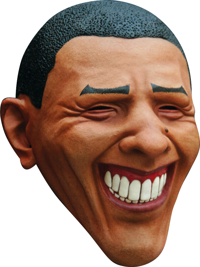 Funny Smiley Face Barack Obama Mask