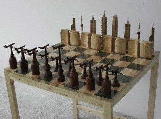 Funny Terrorist Chess Board Image