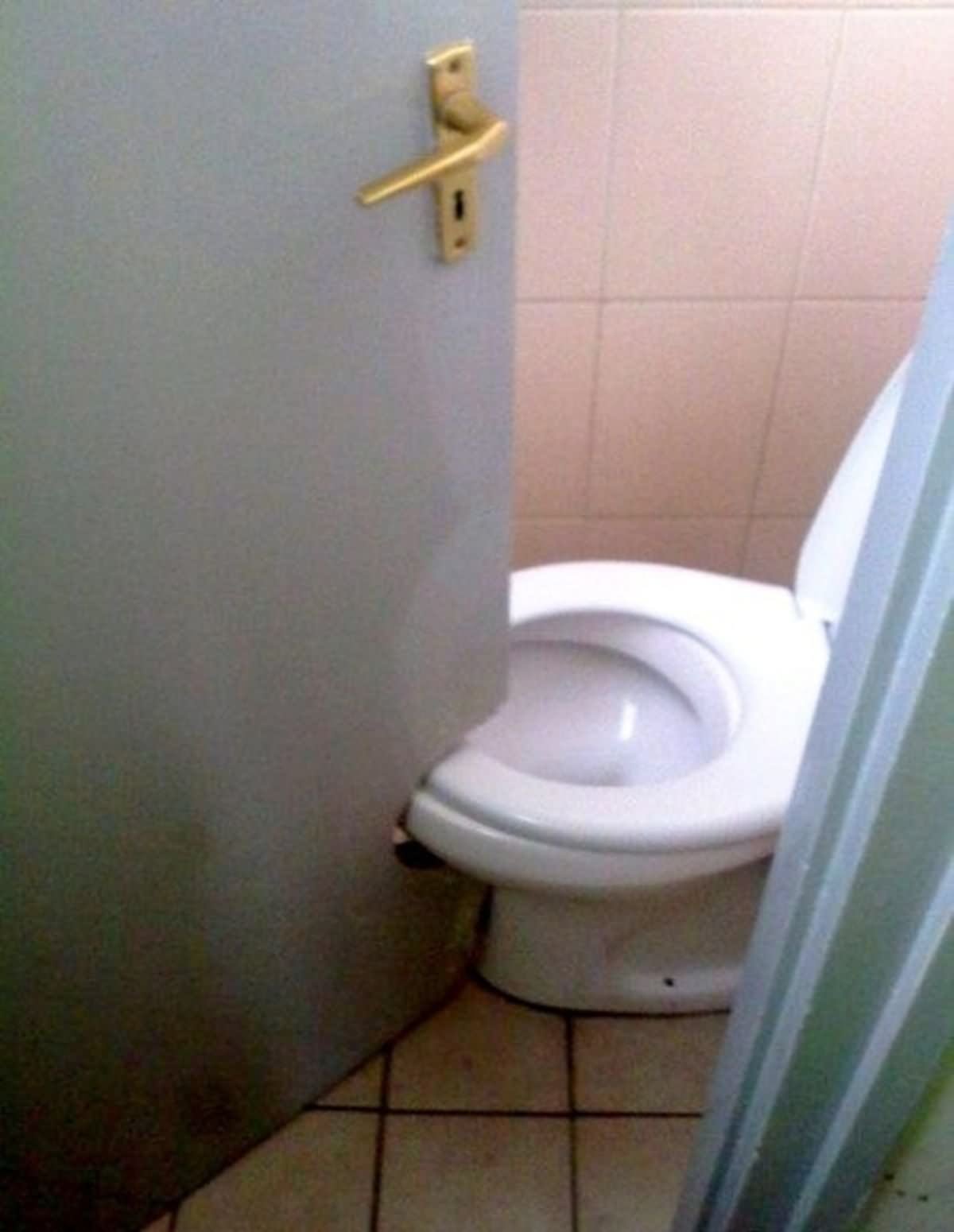 Funny Toilet Door Design