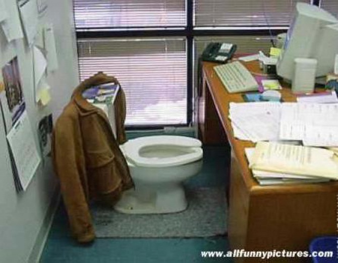 Funny Toilet Office Chair Picture