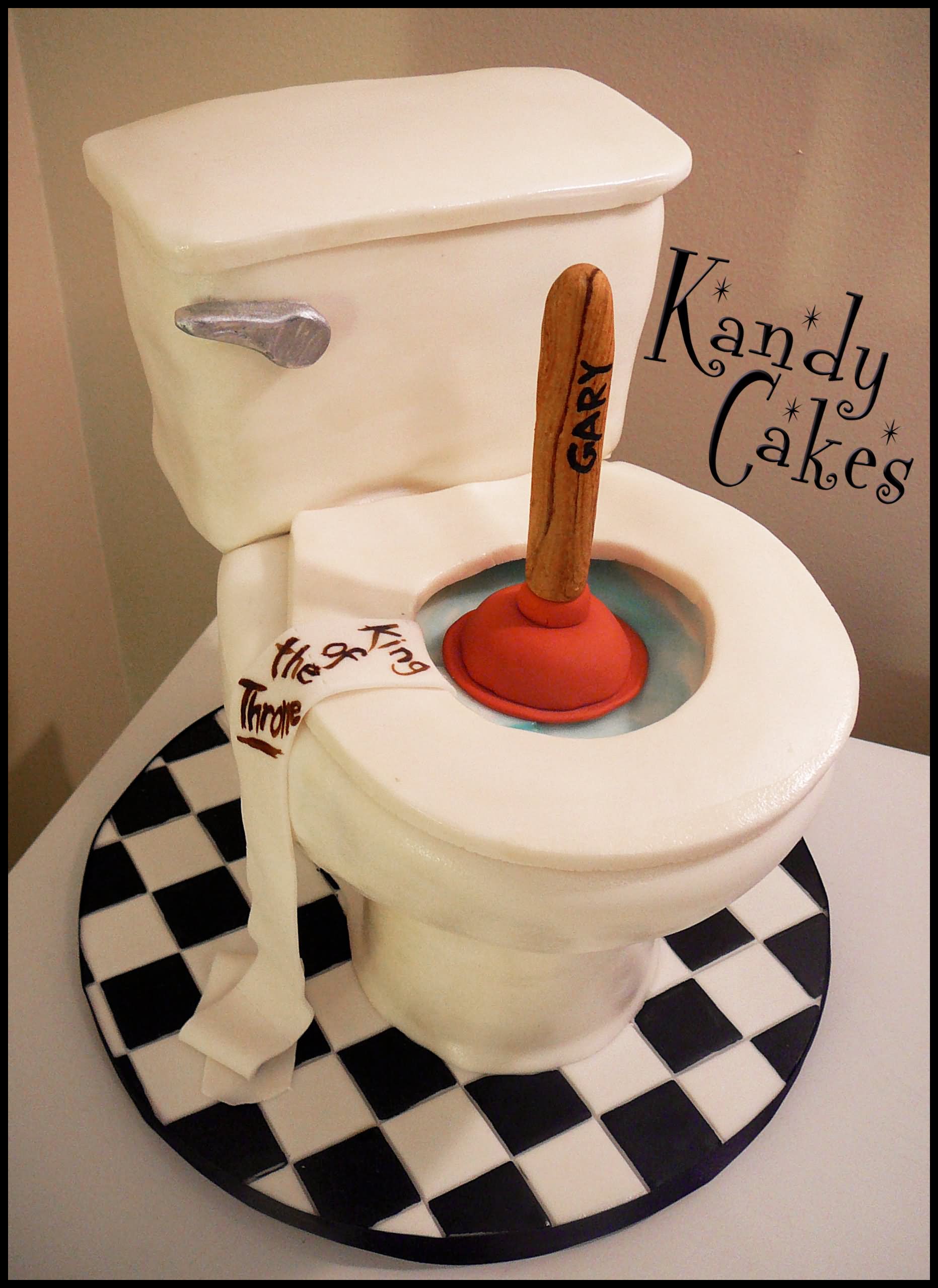 Funny Toilet Seat Cake Image
