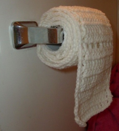 Funny Woolen Toilet Paper Rolls
