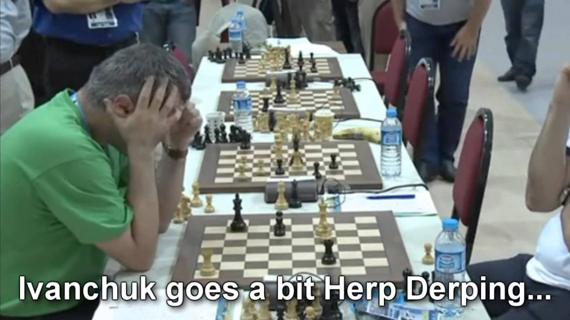 Ivanchuk Goes A Bit Herp Derping Funny Chess Picture