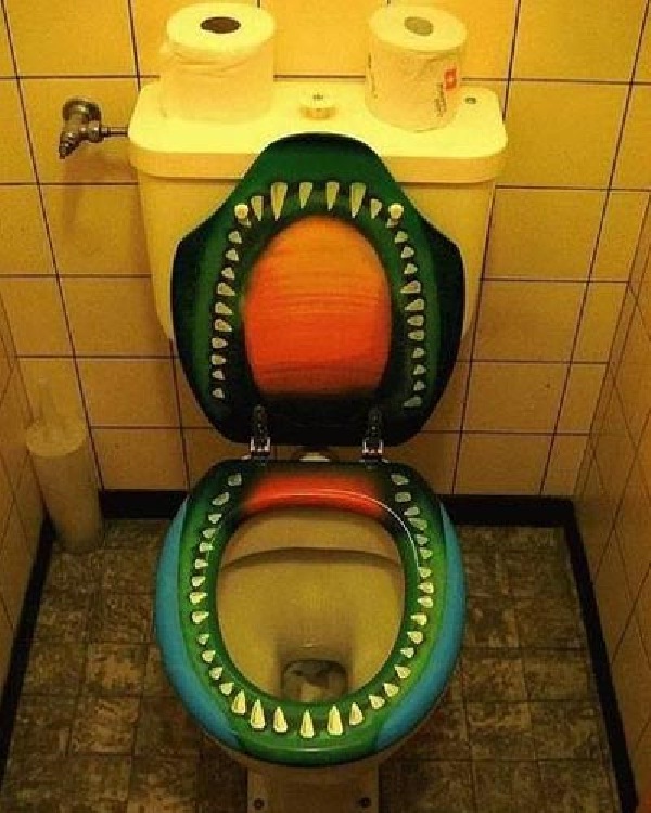 Jaws Toilet Seat Funny Picture