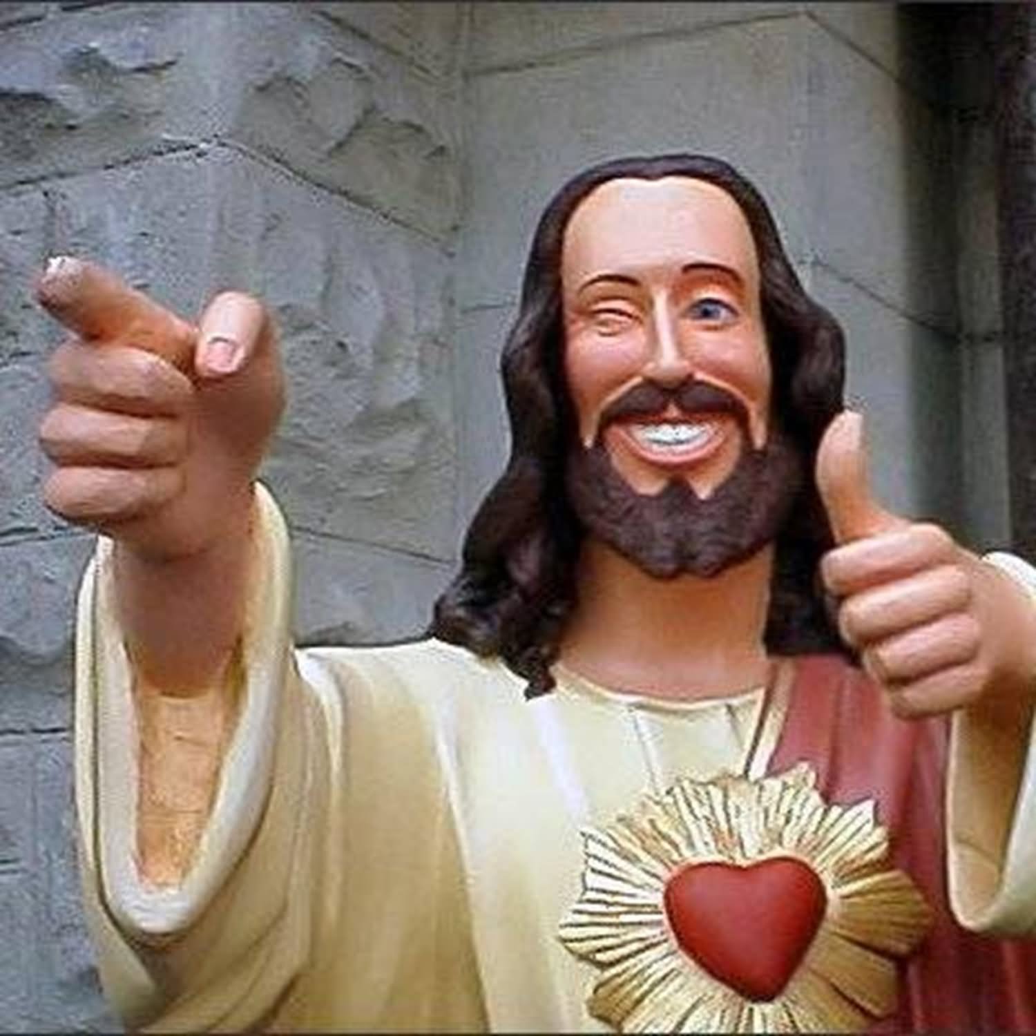 Jesus Funny Thumbs Up Picture
