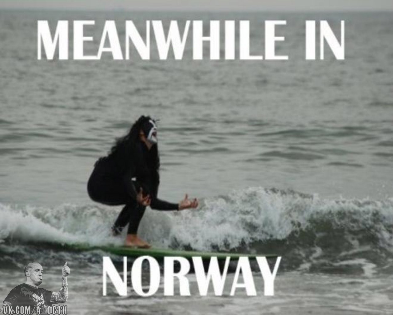 Meanwhile In Norway Funny Surfing Image