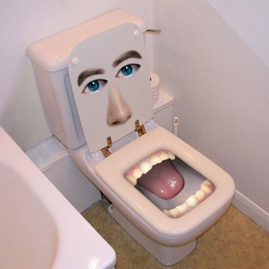 Mouth Toilet Seat Funny Picture