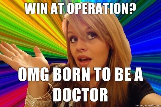 OMG Born To Be A Doctor Funny Blonde Girl Meme
