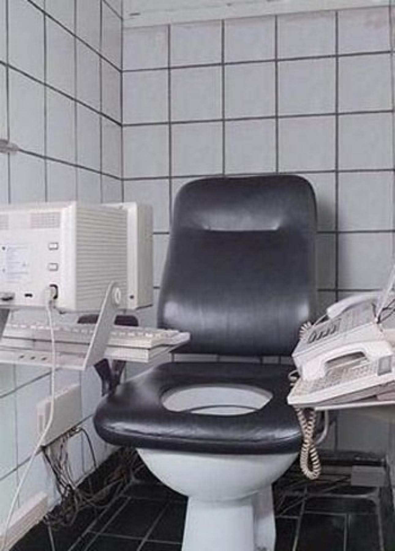 Office Chair Shape Funny Toilet Image