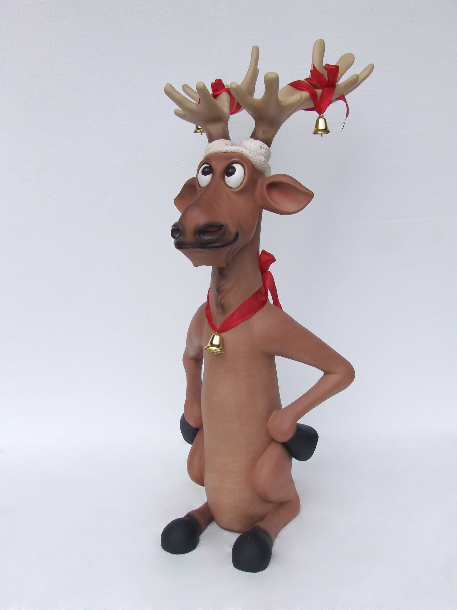 Reindeer With Funny Pose Image