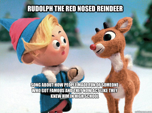 Rudolph The Red Nose Reindeer Funny Meme