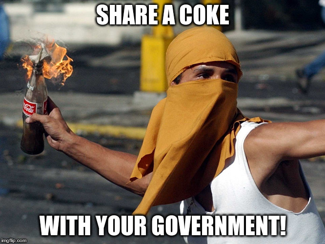 Share A Coke With Your Government Funny Picture