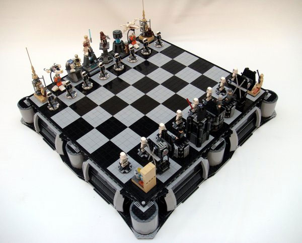 Star War Funny Chess Board Picture
