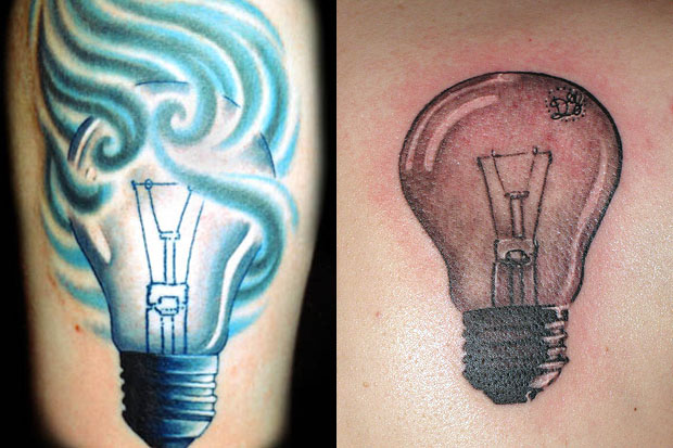 Terrific Bulb Tattoo Designs