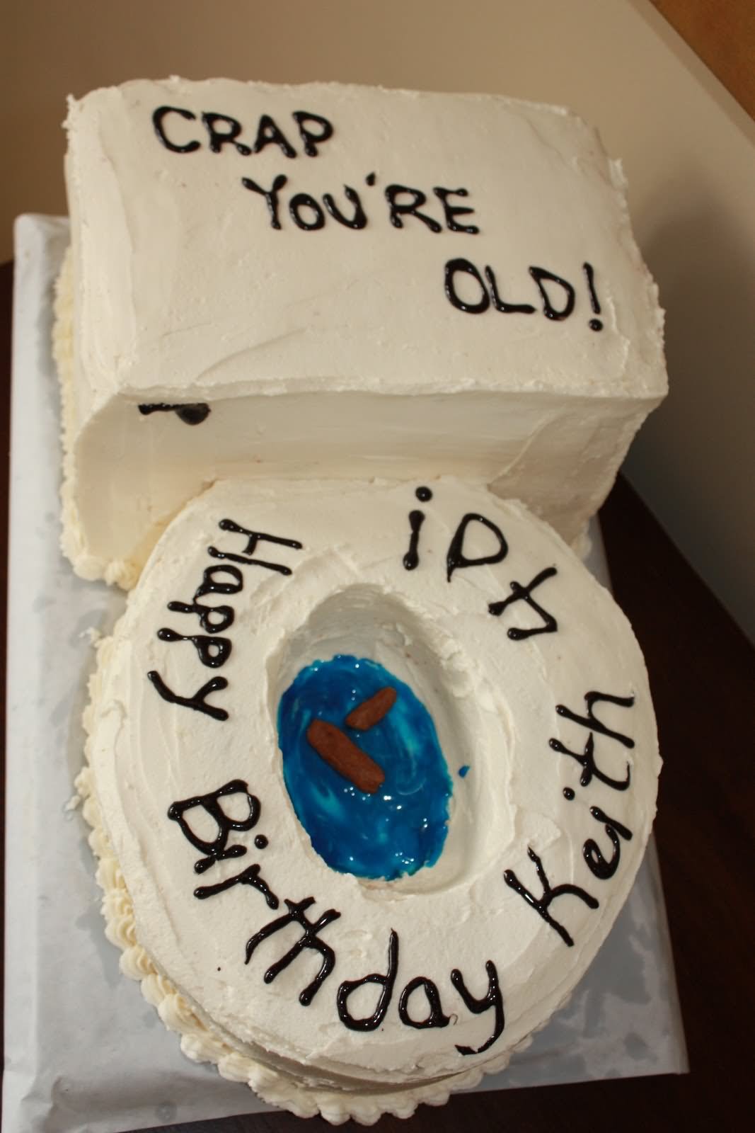 Toilet Seat Funny Cake Picture