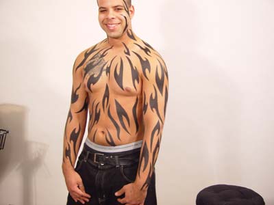 Tribal Full Body Tattoo Design