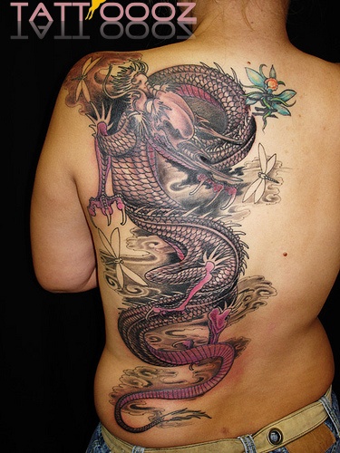 Unique Dragon Tattoo On Full Body