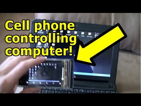 Cell Phone Controlling Computer Funny Prank Image