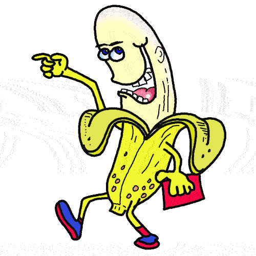 Dancing Banana Funny Clip Art
