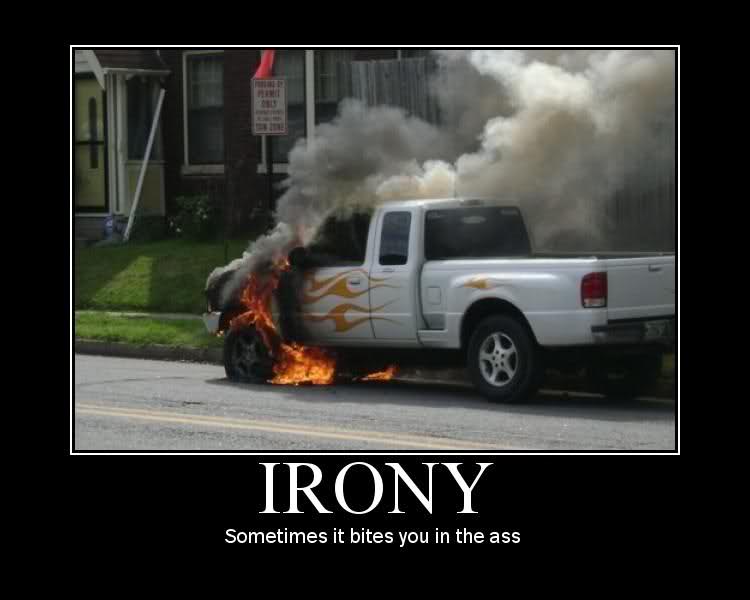 Funny Burning Car Picture