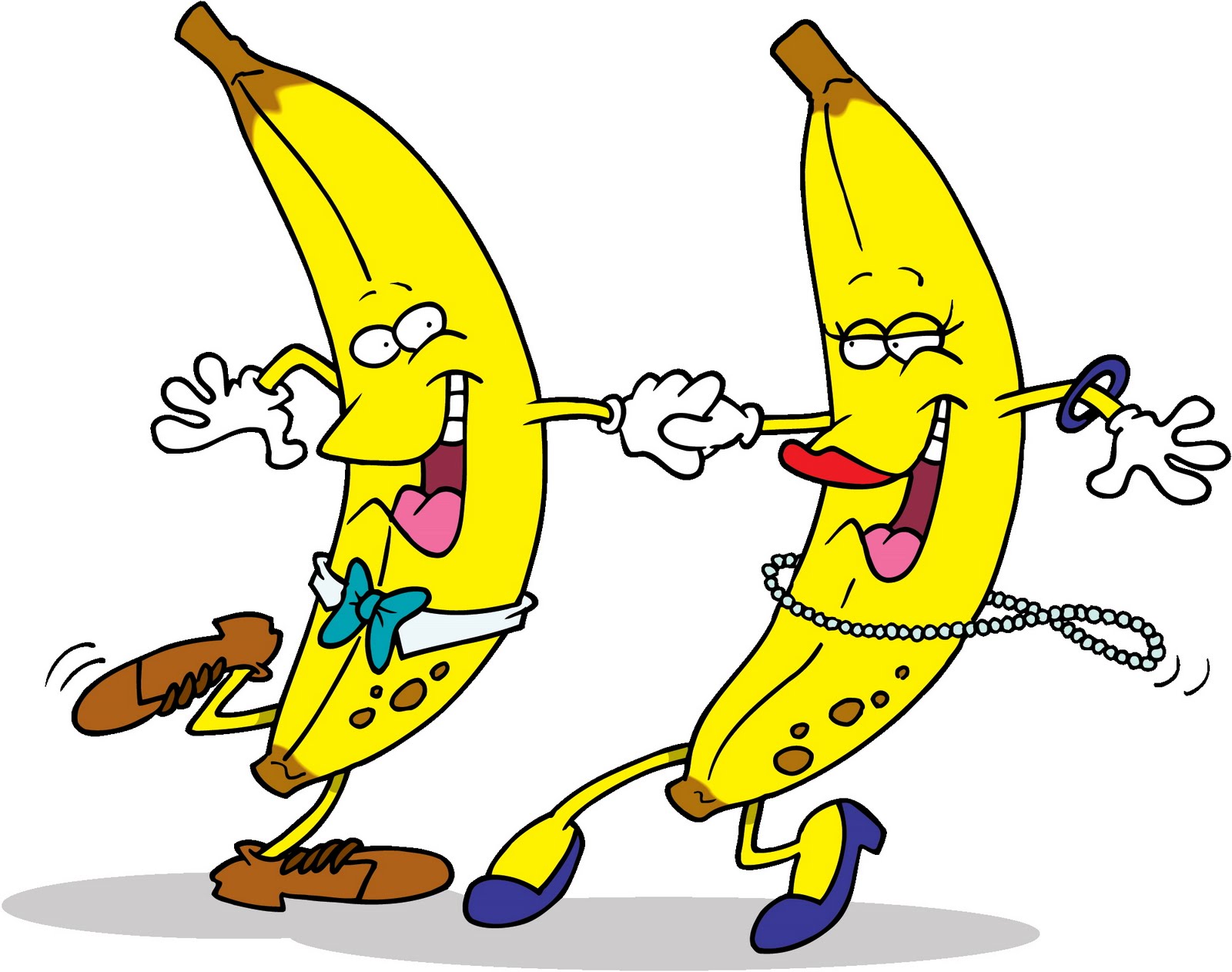 Funny Dancing Bananas Clip Art