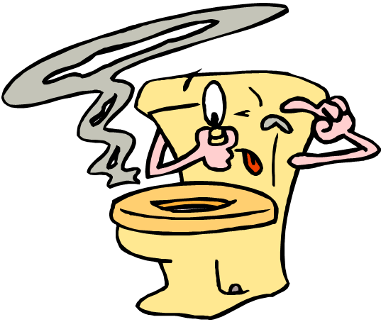 Funny Flush Toilet Clip Art