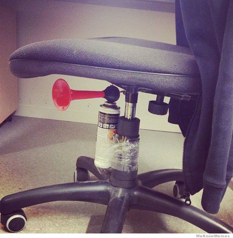 Funny Prank Office Chair Picture