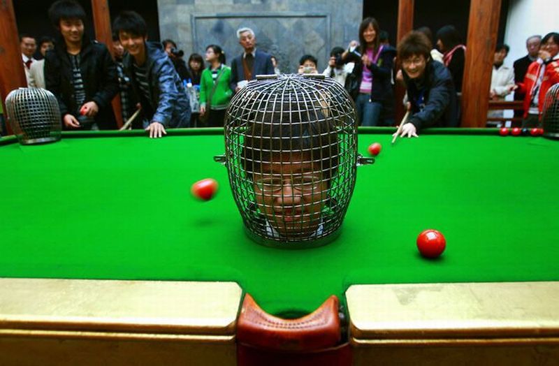 Funny Snooker Head Ball Picture