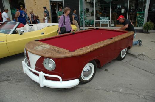 Funny Volkswagen Snooker Table