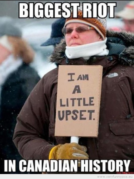 I Am Little Upset Man With Funny Sign Board