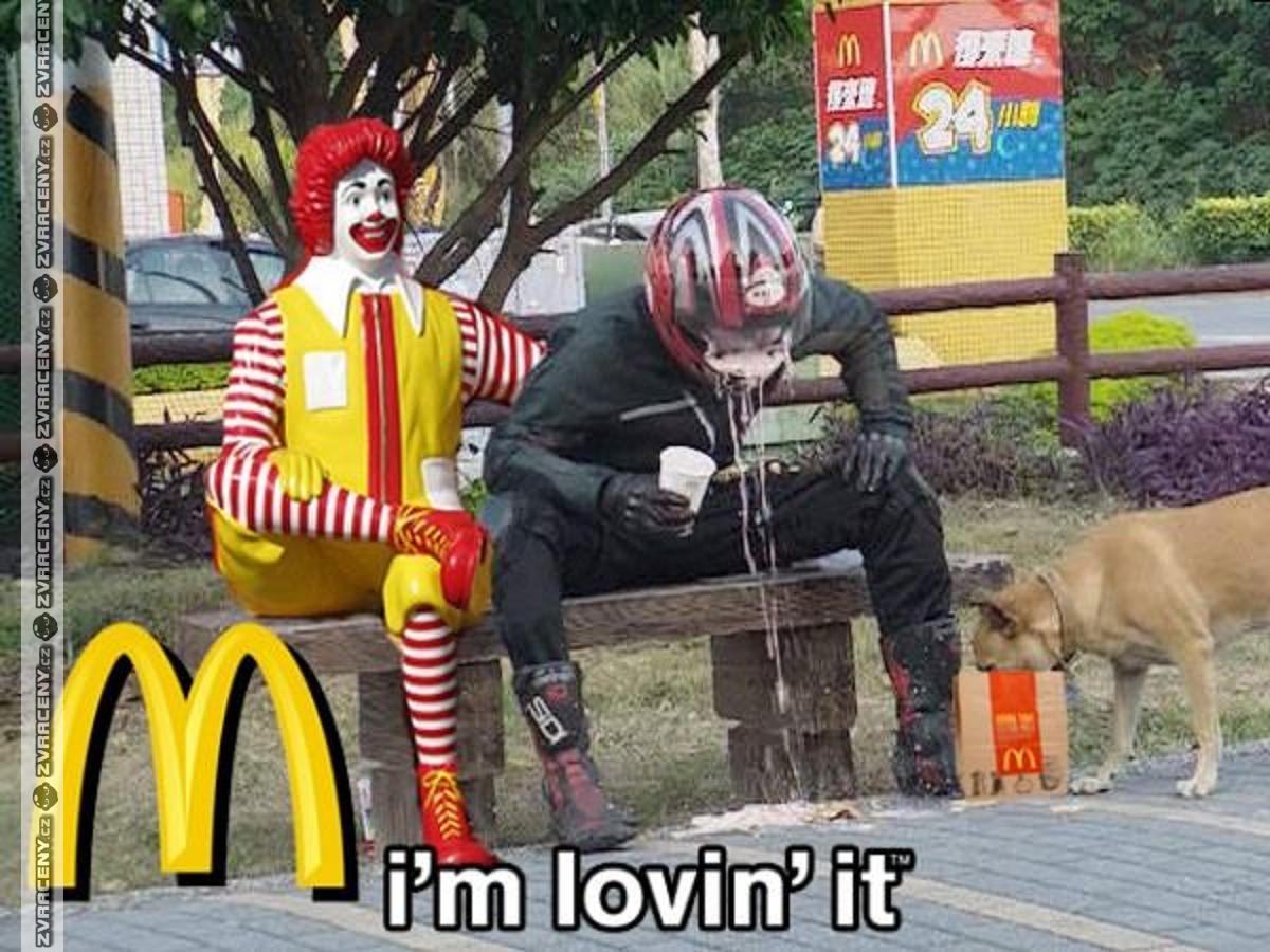 I Am Lovin It Funny McDonald Clown Image