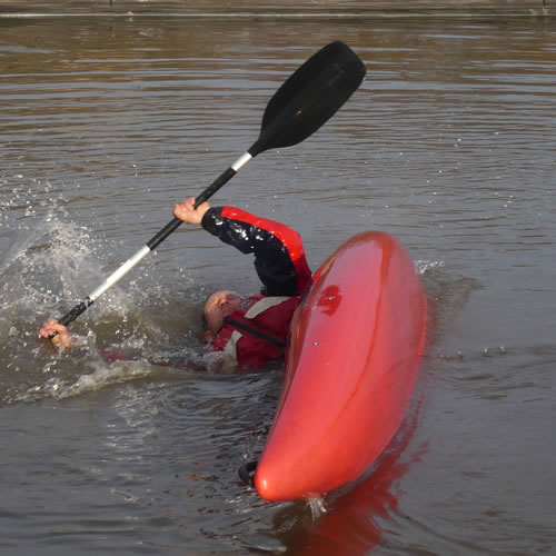 Man Funny Fail Canoeing Image