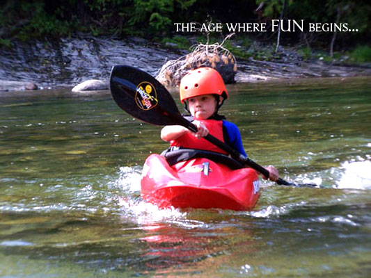 The Age Where Fun Begins Funny Canoeing Picture