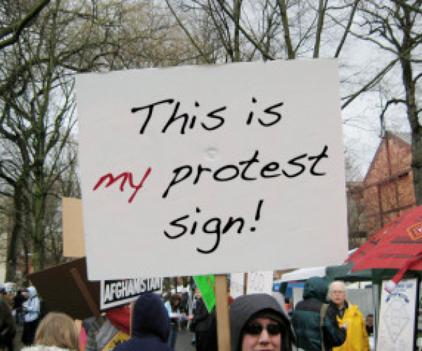 This Is My Protest Sign Funny Picture