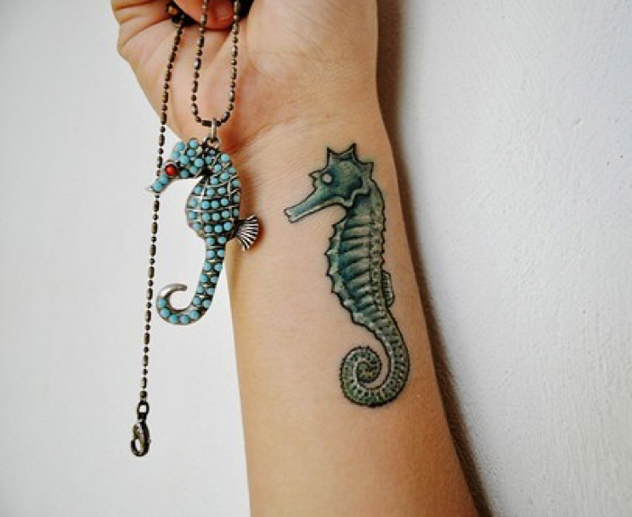 Evil seahorse | Seahorse tattoo, Tattoos, Ink tattoo