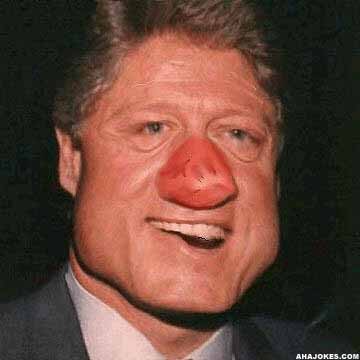Bill Clinton Funny Big Nose Image
