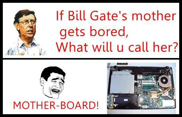 Bill Gates Funny Joke Picture