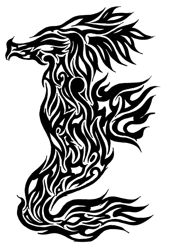 Black Tribal Seahorse Tattoo Stencil By Soul Vessel