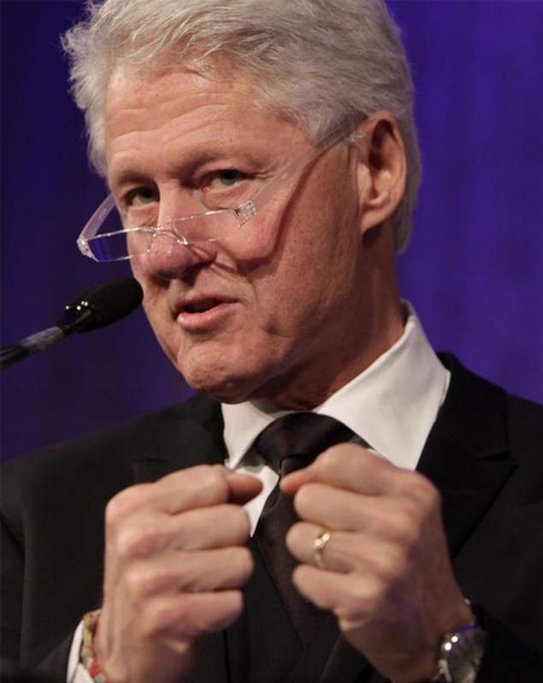 Funny Bill Clinton Showing Punches