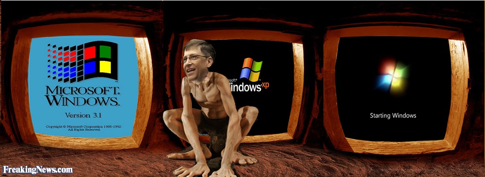 Funny Bill Gates Looking As Gollum Picture