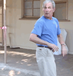 Funny Dancing George Bush Gif