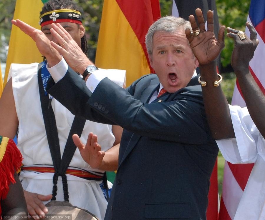 Funny George Bush Dancing Picture