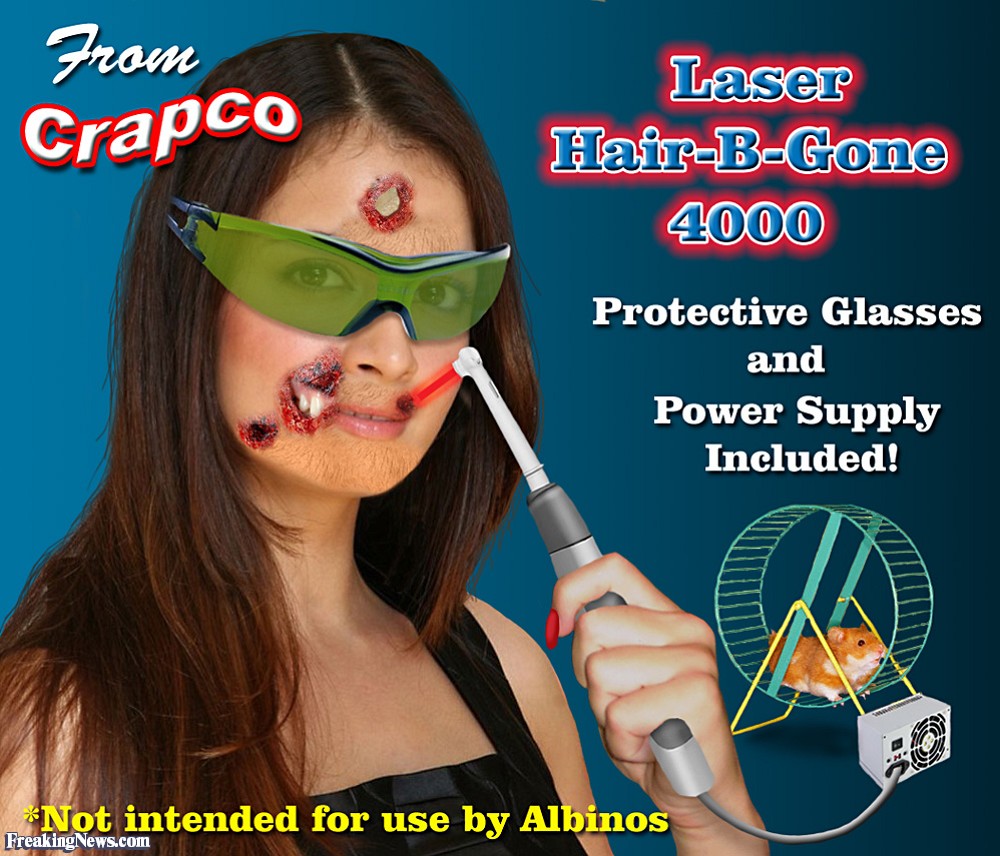 Funny Laser Hair Remover Picture