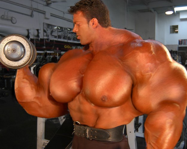 Funny Muscular Man Picture