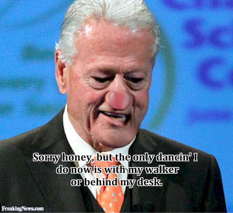 Funny Nose Bill Clinton Picture
