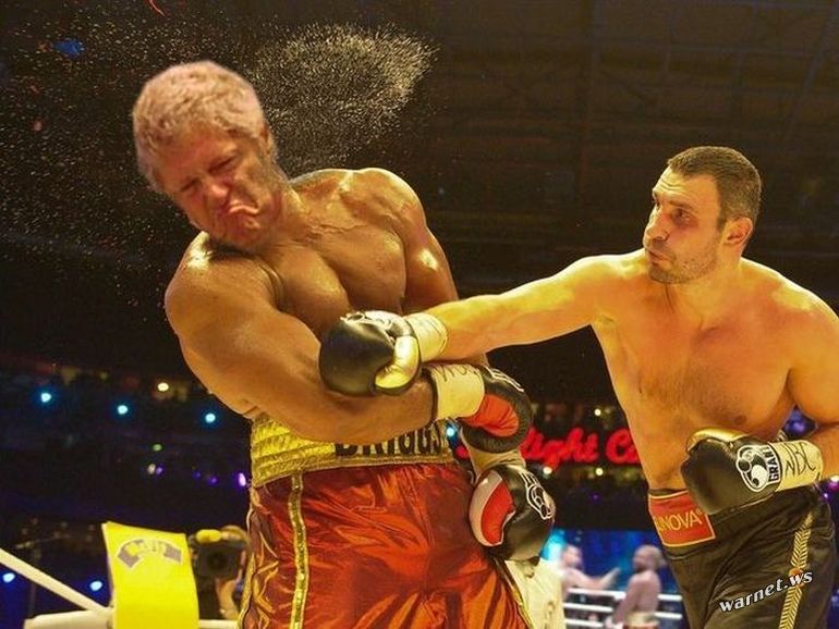 Funny Photoshopped Bill Clinton Boxing Picture
