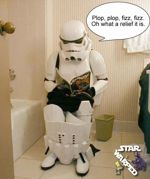 Funny Star War Bathroom Humor Picture