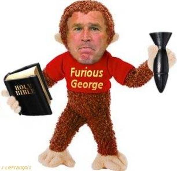 Furious George Funny Photoshop Image