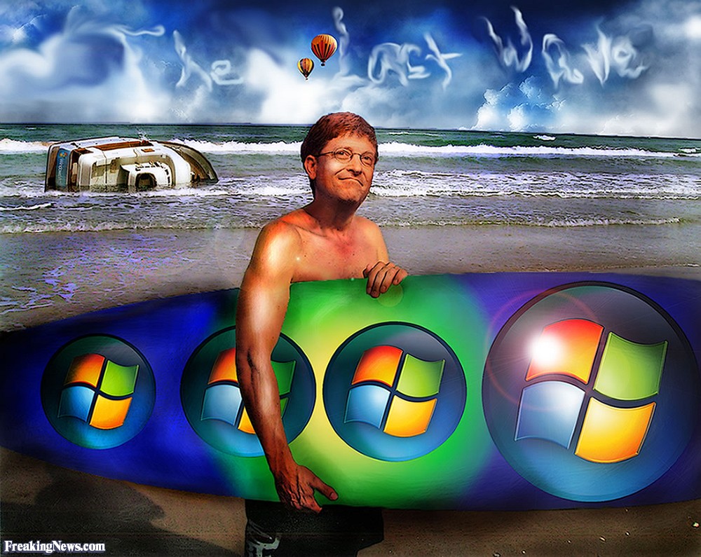 Microsoft Suffer Funny Bill Gates Picture