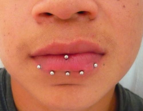 Multiple Lip Piercings For Girls